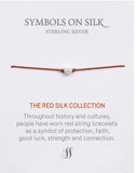 Red Silk Bracelets: Various designs