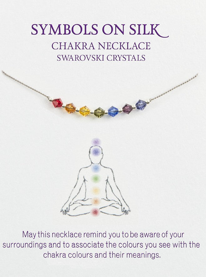 Chakra Necklace (Swarovski) – symbolsonsilk