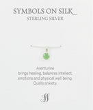 Semi precious faceted stone charms