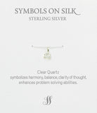Semi precious faceted stone charms