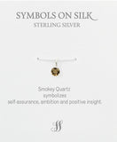 Semi precious faceted stone charms
