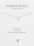 Semi precious briolette stones on silk or chain