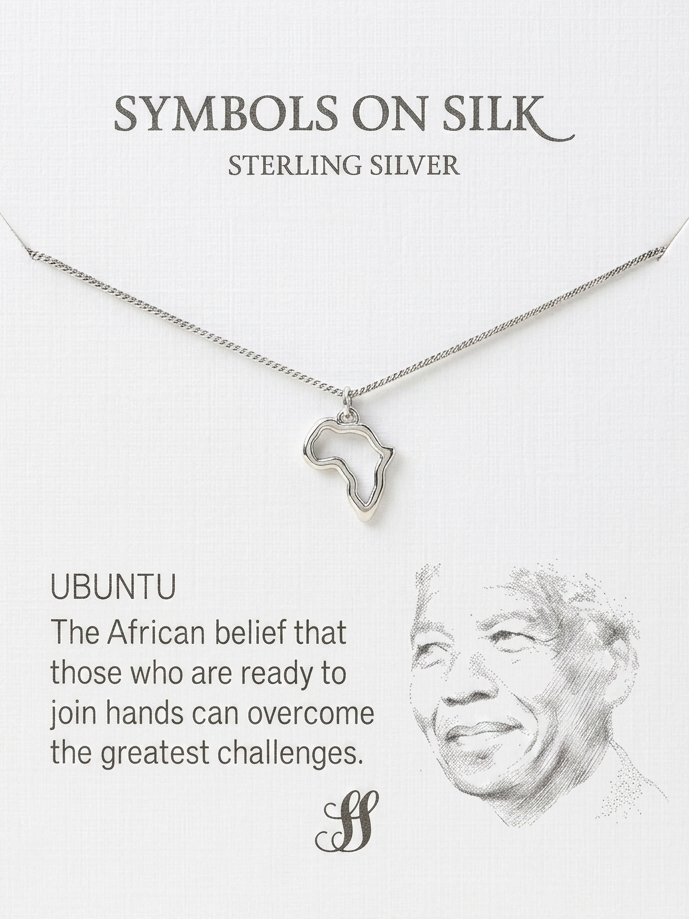 Africa Outline - Necklace