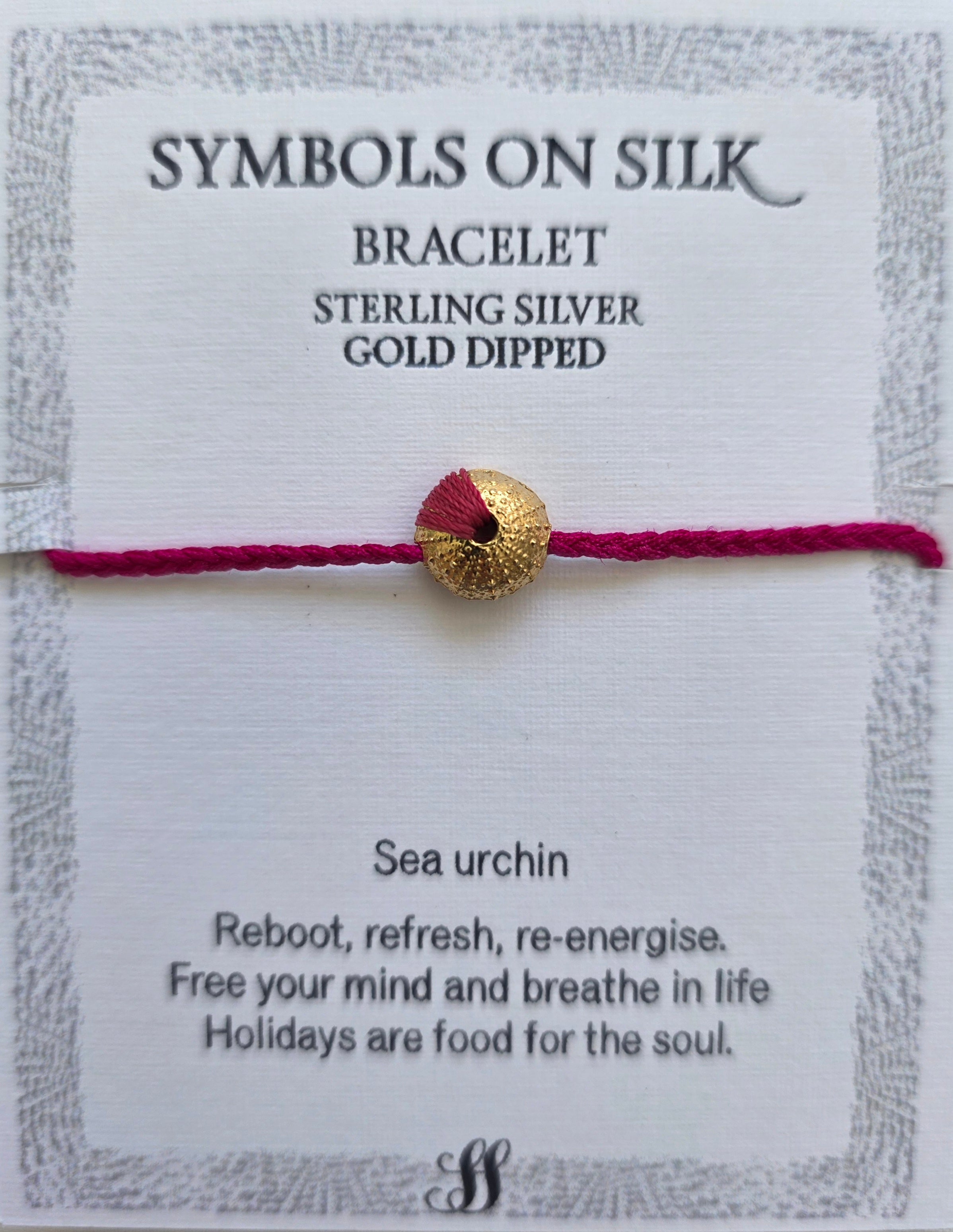 Sea urchin bracelet