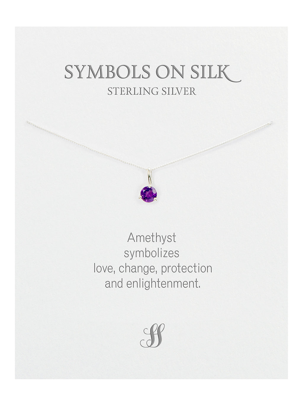 Semi-Precious cut / faceted set stone necklace on chain