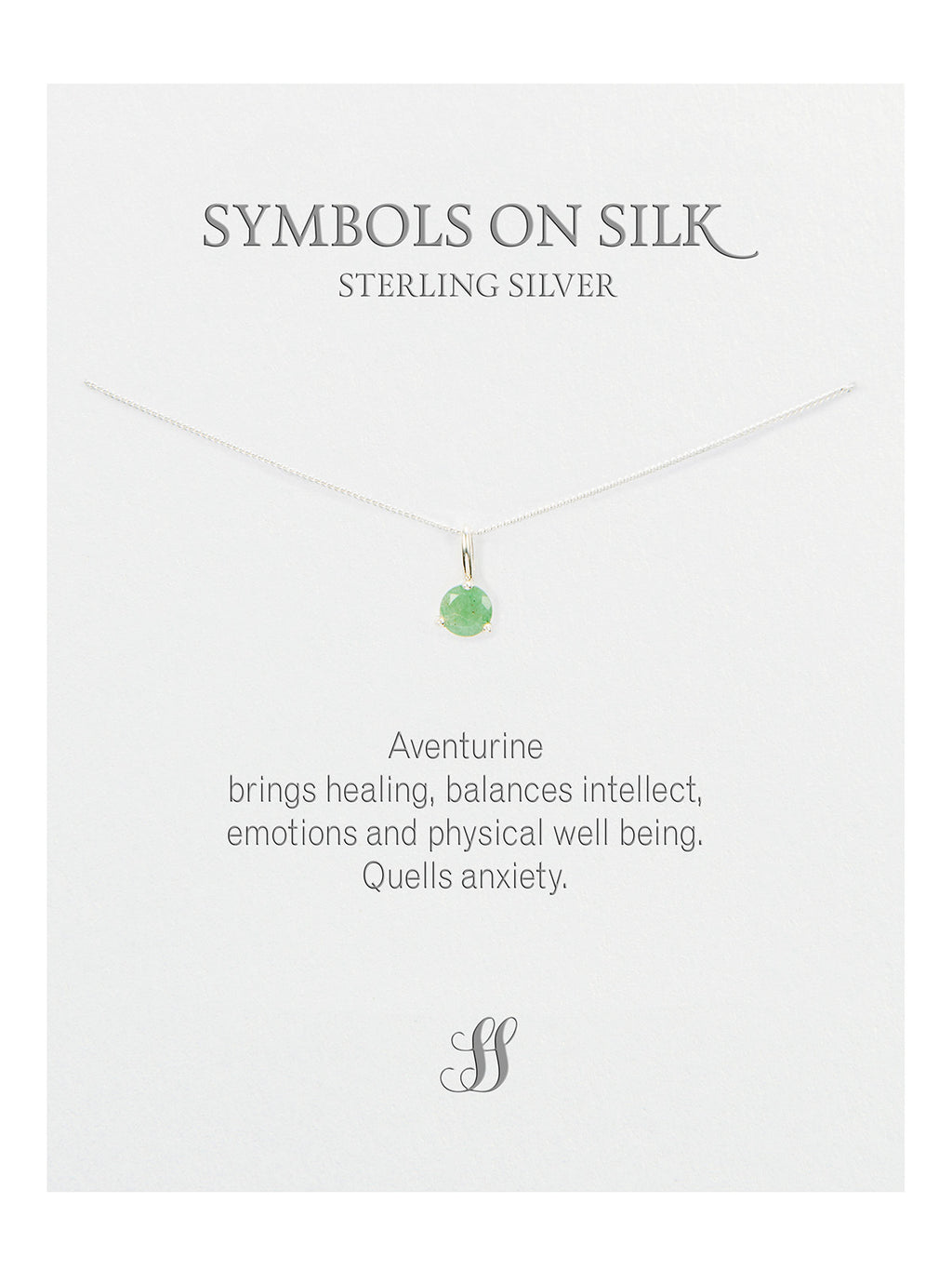 Semi-Precious cut / faceted set stone necklace on chain