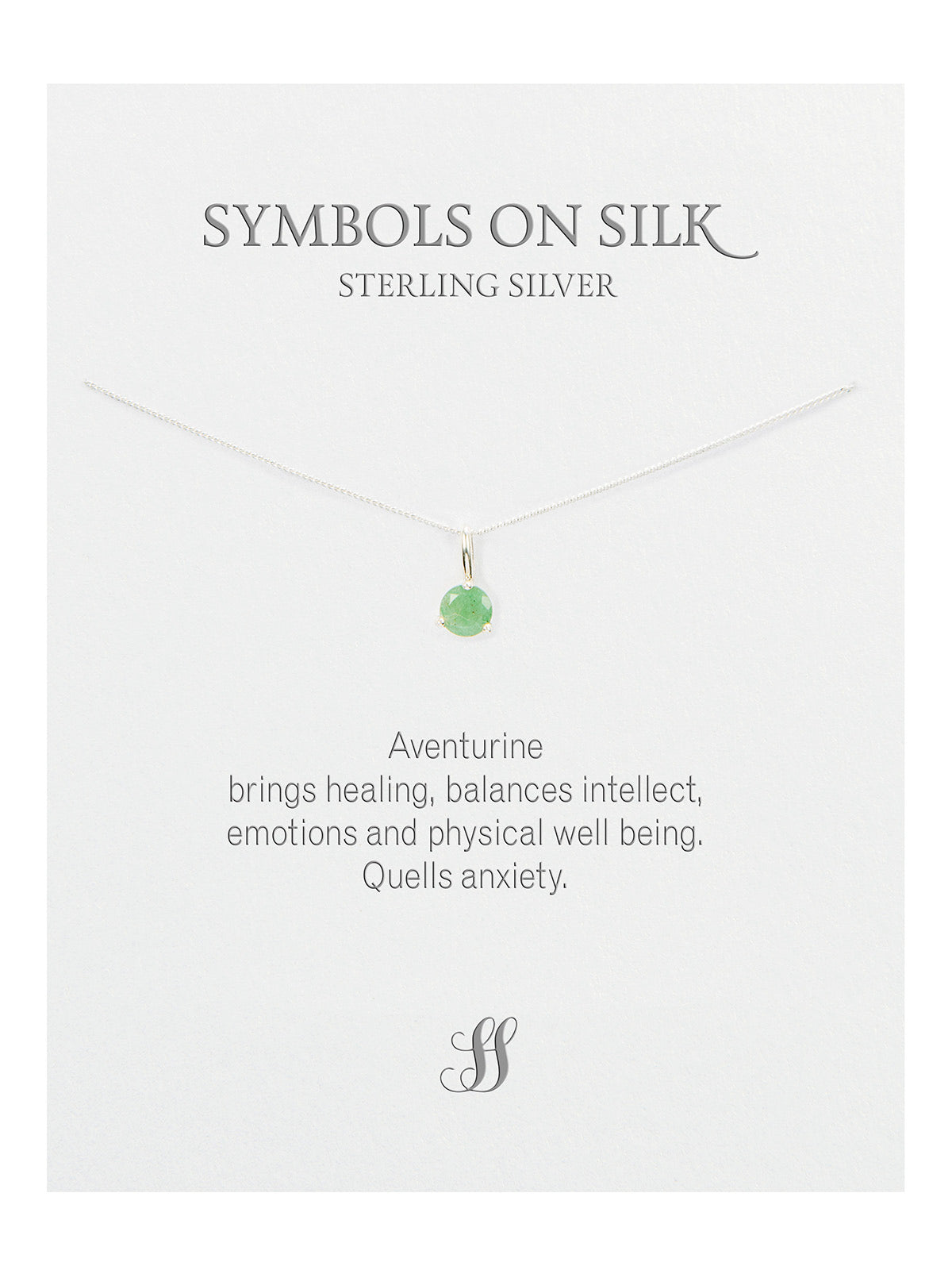 Semi-Precious cut / faceted set stone necklace on chain