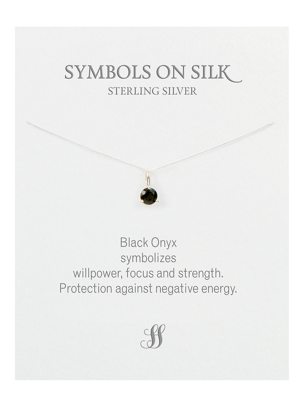 Semi-Precious cut / faceted set stone necklace on chain