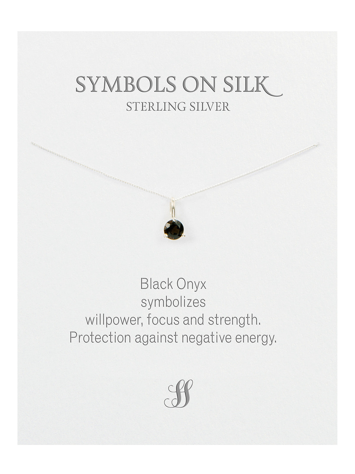 Semi-Precious cut / faceted set stone necklace on chain