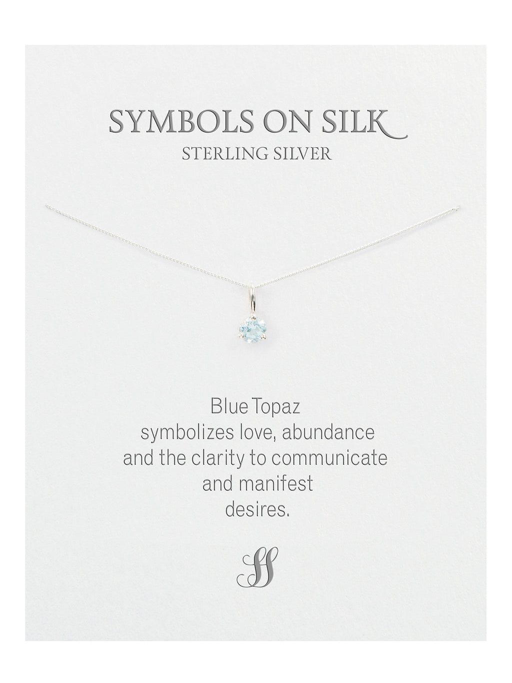Semi-Precious cut / faceted set stone necklace on chain
