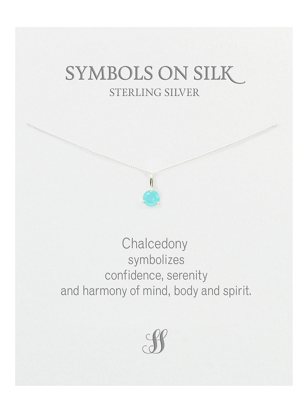 Semi-Precious cut / faceted set stone necklace on chain