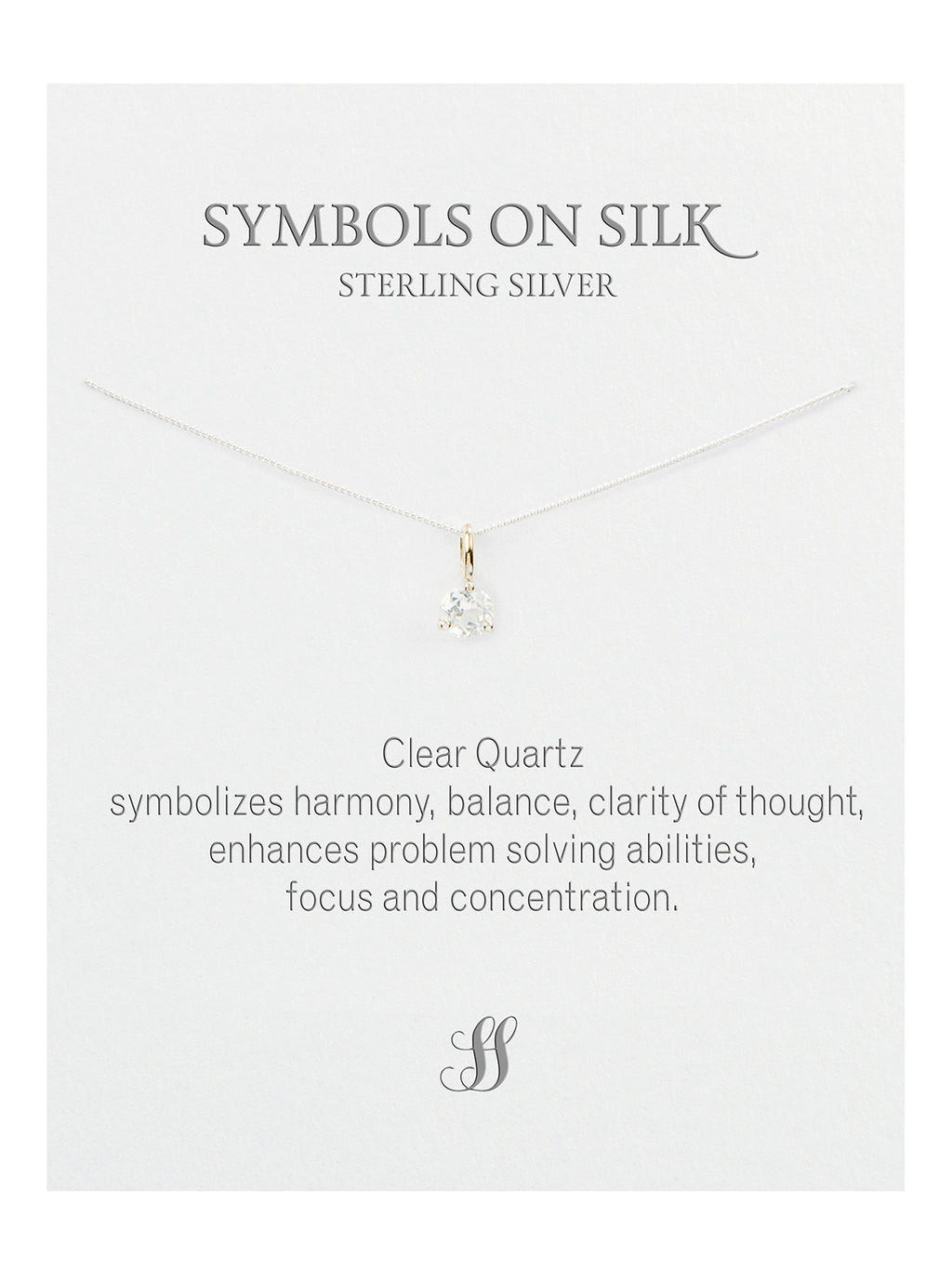 Semi-Precious cut / faceted set stone necklace on chain
