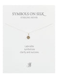 Semi-Precious cut / faceted set stone necklace on chain