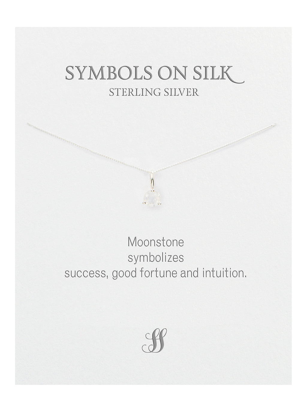 Semi-Precious cut / faceted set stone necklace on chain