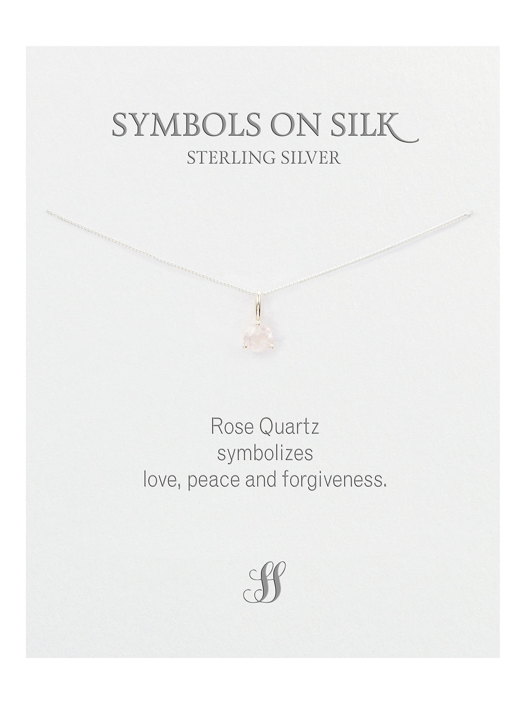 Semi-Precious cut / faceted set stone necklace on chain