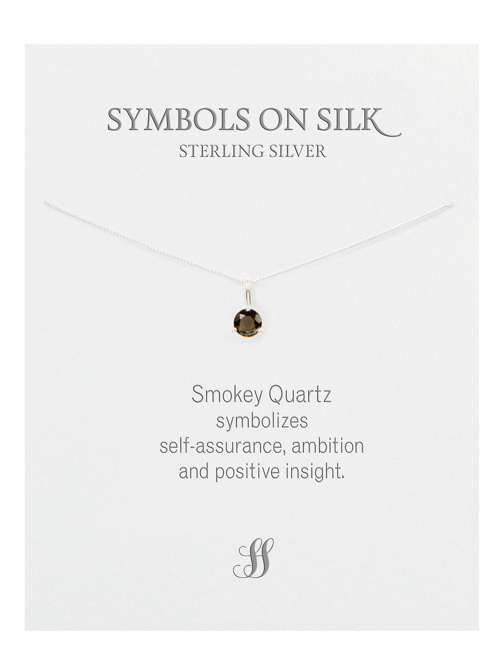 Semi-Precious cut / faceted set stone necklace on chain
