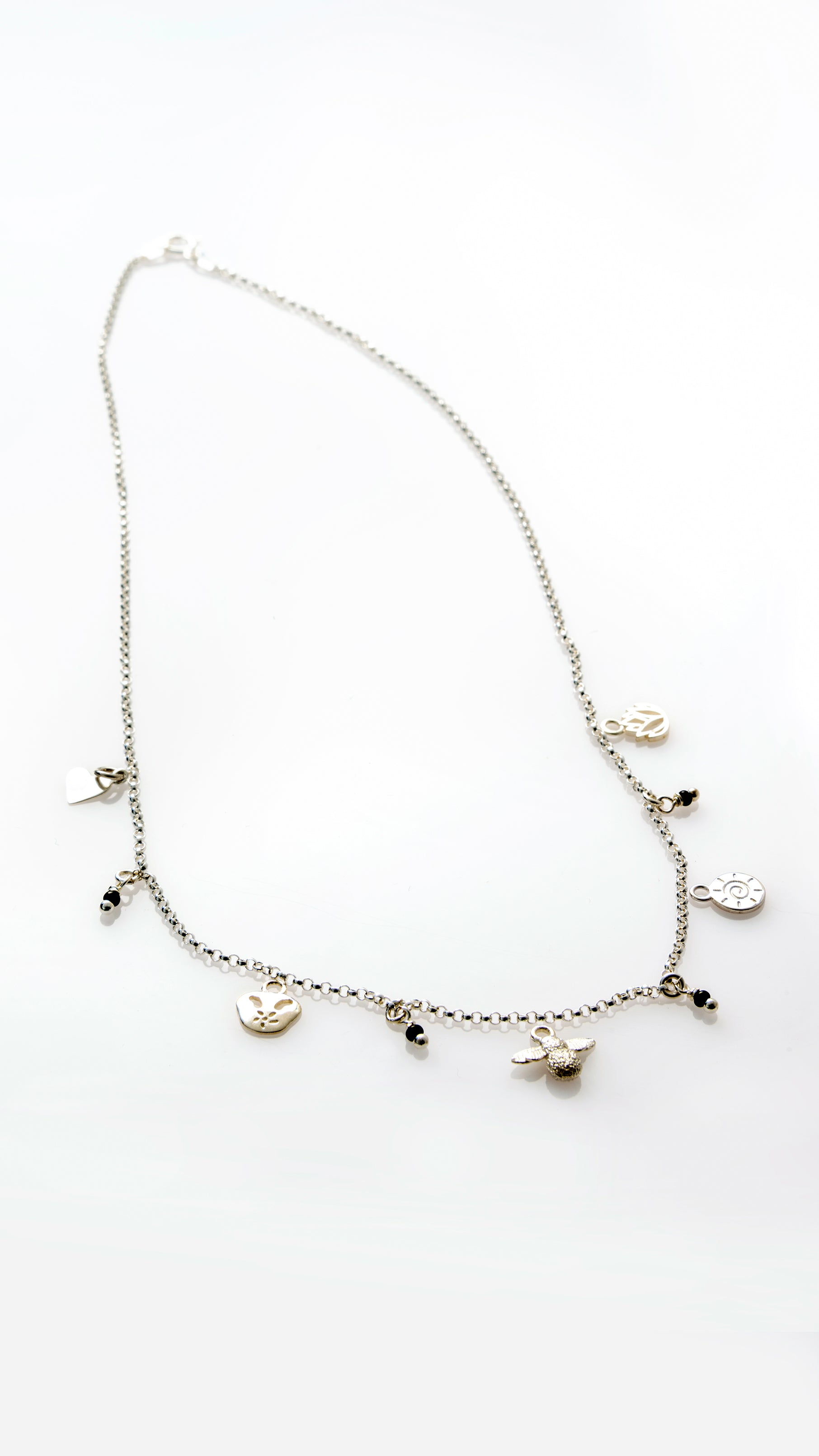 Personalised 5 Charm - Necklace
