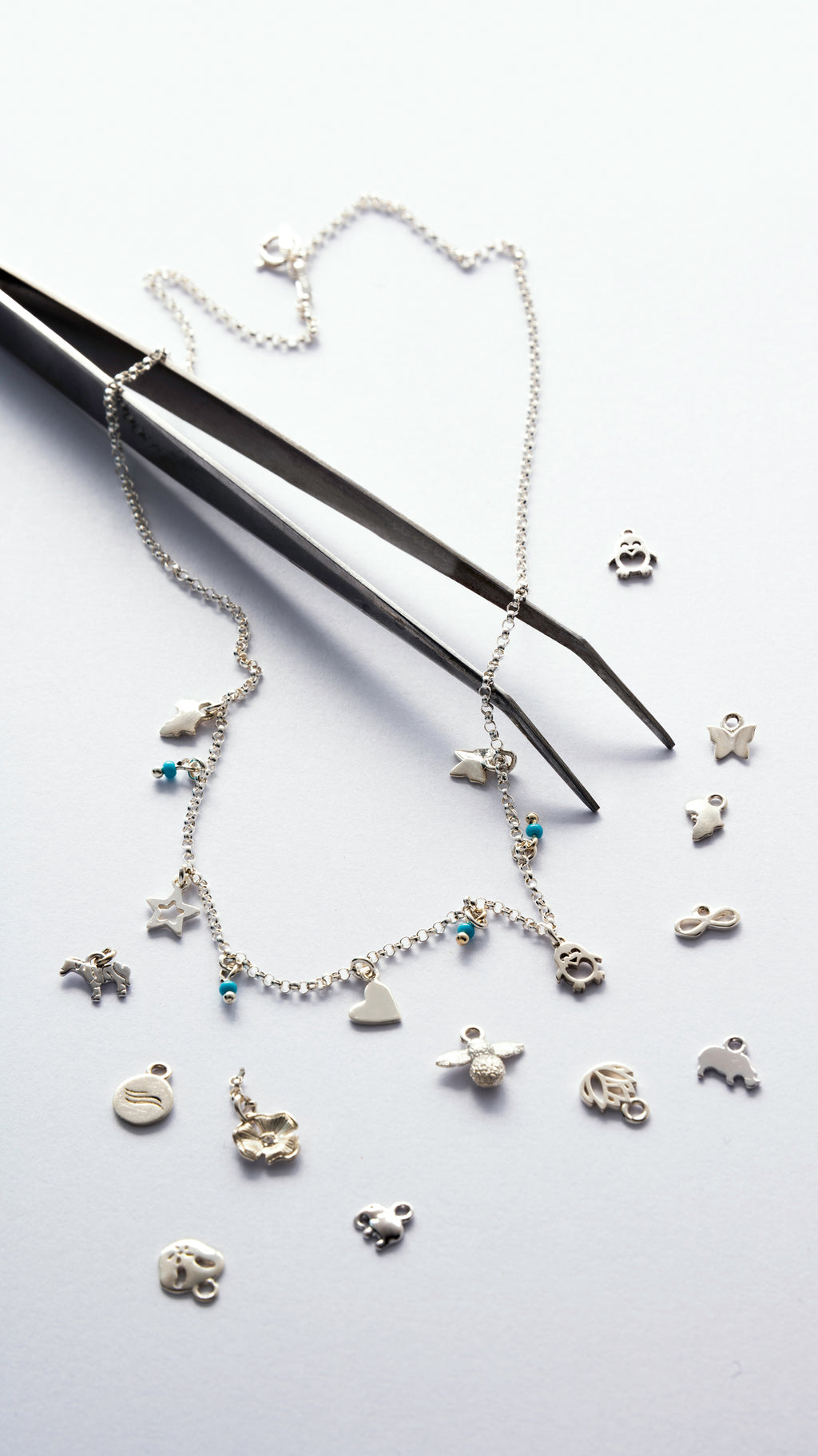 Personalised 5 Charm - Necklace