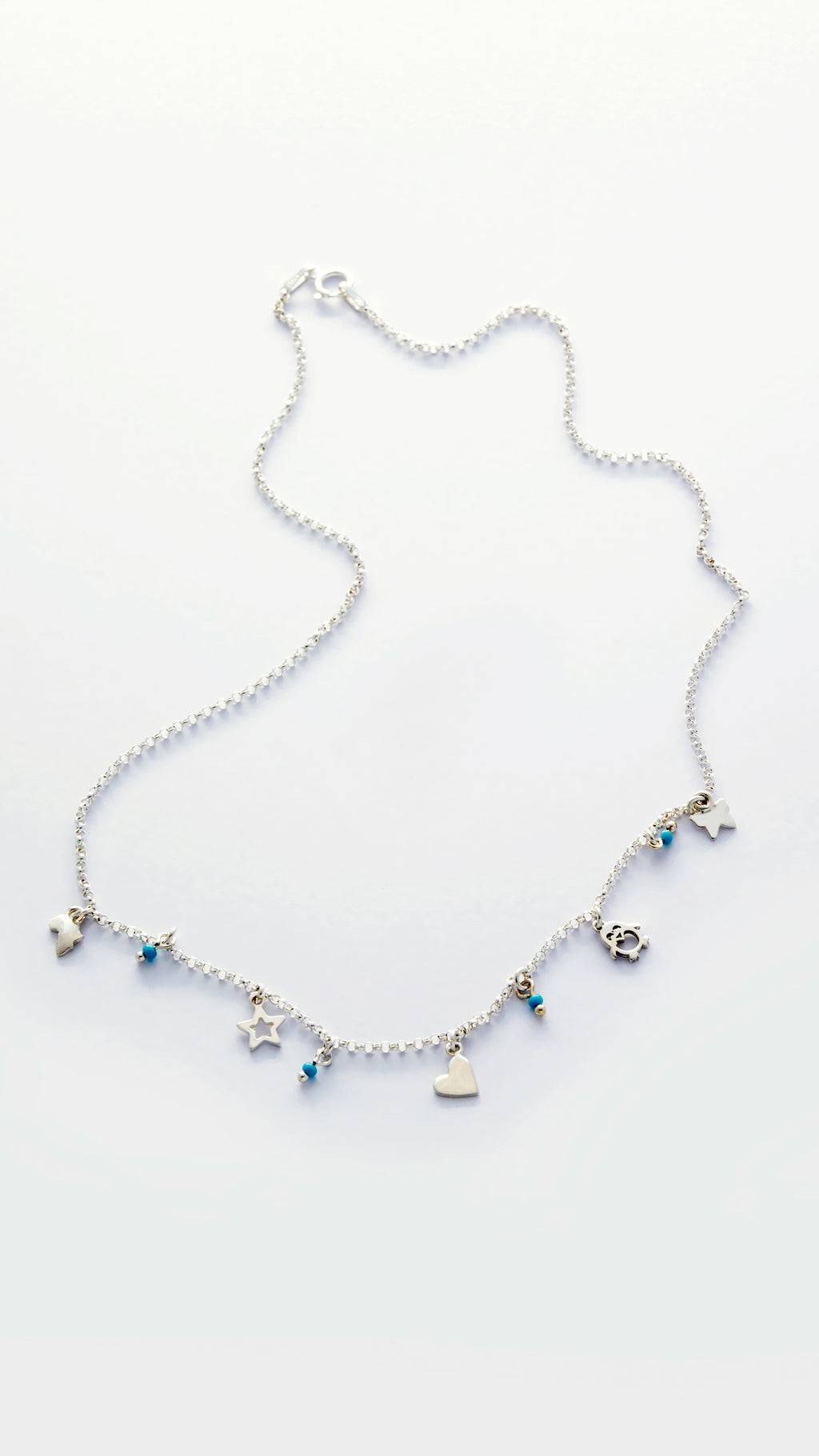 Personalised 5 Charm - Necklace