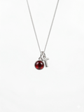Mom’s Initial Semi-Precious Stone Necklace