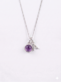 Mom’s Initial Semi-Precious Stone Necklace