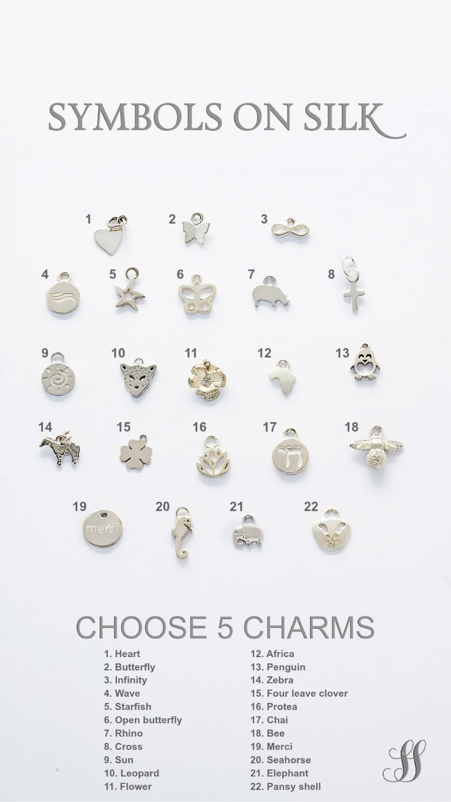 Personalised 5 Charm - Necklace