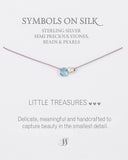 Little Treasures Blue Topaz and swirl