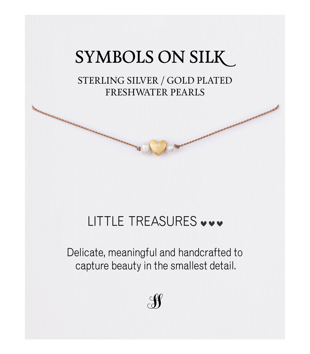 Little Treasure - Freshwater pearls and Heart