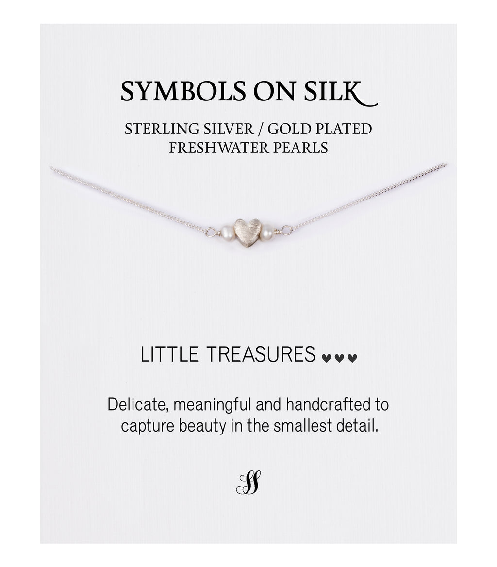 Little Treasure - Freshwater pearls and Heart