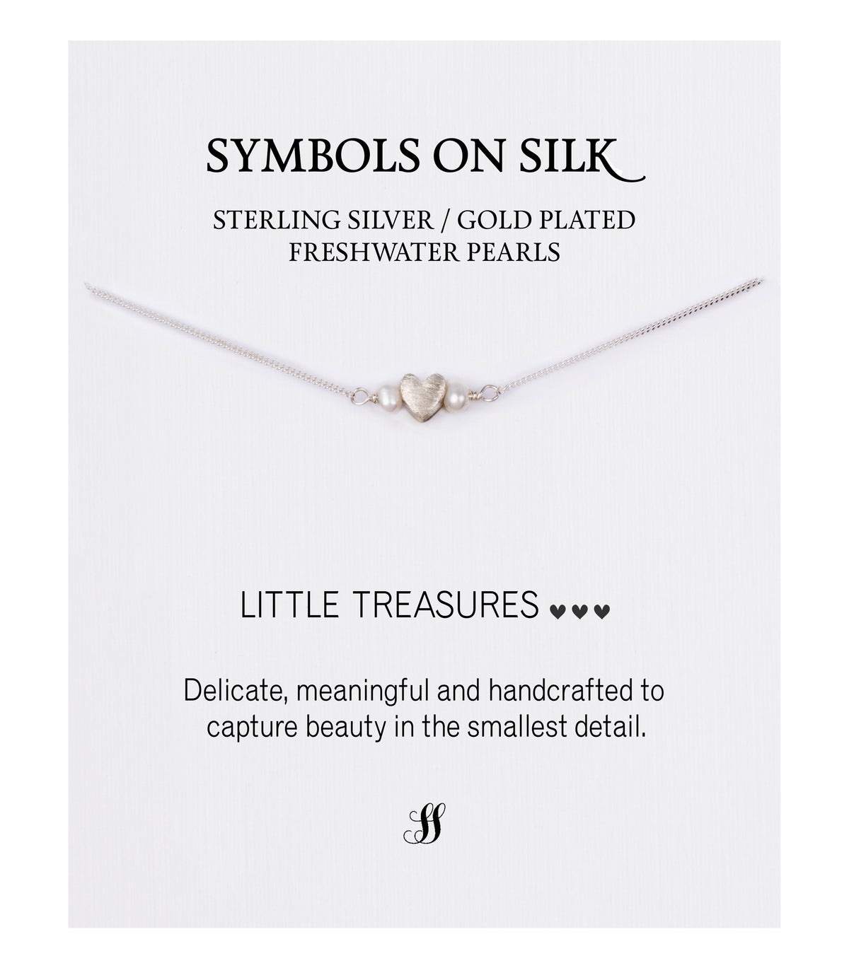 Little Treasure - Freshwater pearls and Heart