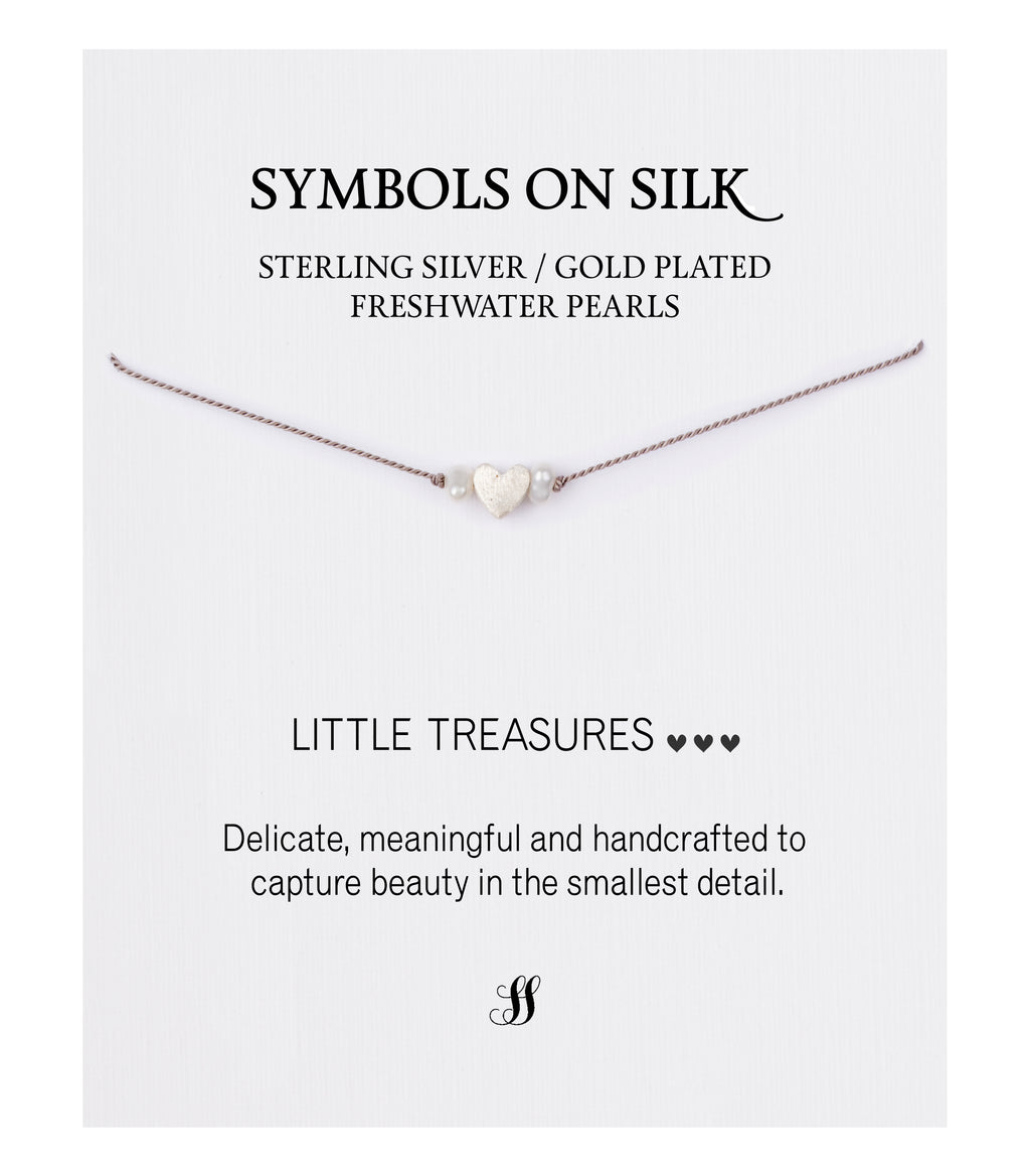 Little Treasure - Freshwater pearls and Heart