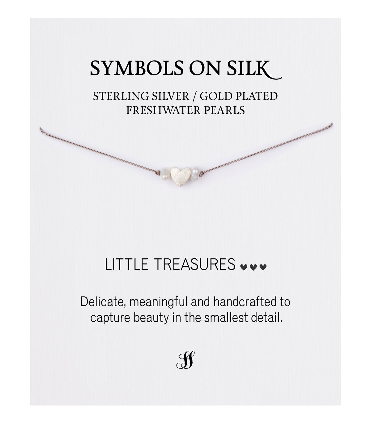 Little Treasure - Freshwater pearls and Heart