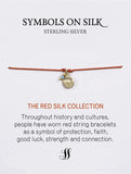 Red Silk Bracelet: Chai