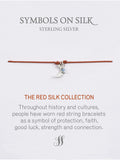 Red Silk Bracelets: Various designs