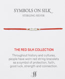 Red Silk Bracelets: Various designs