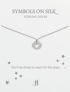 Star - Cut out disc necklace
