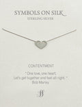 Contentment Heart - Necklace