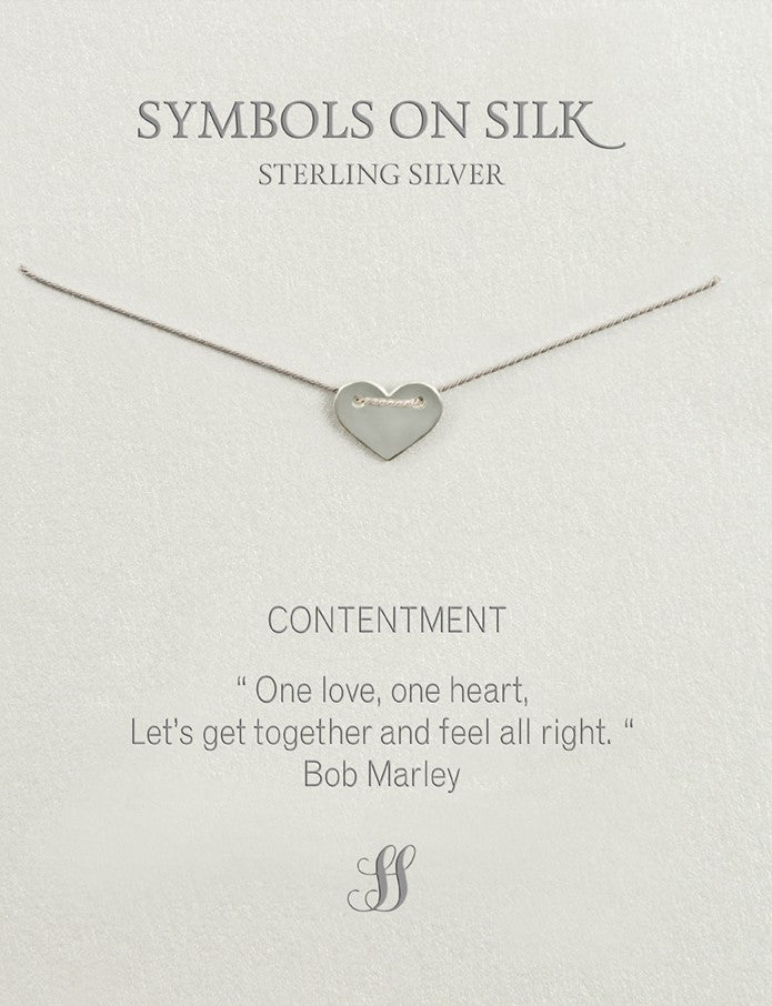 Contentment Heart - Necklace