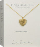 Forever Stories Love, Peace, Hope and Joy Heart necklace