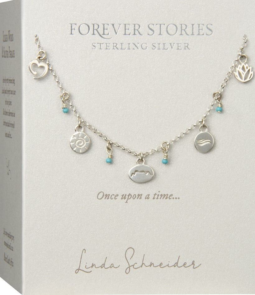 I Love Cape Town - 5 Charm Necklace