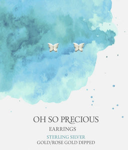 Oh So Precious Butterfly Earrings