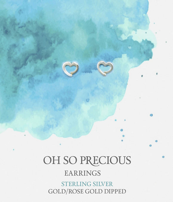Oh So Precious Heart Earrings
