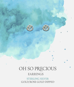 Oh So Precious Protea Earrings