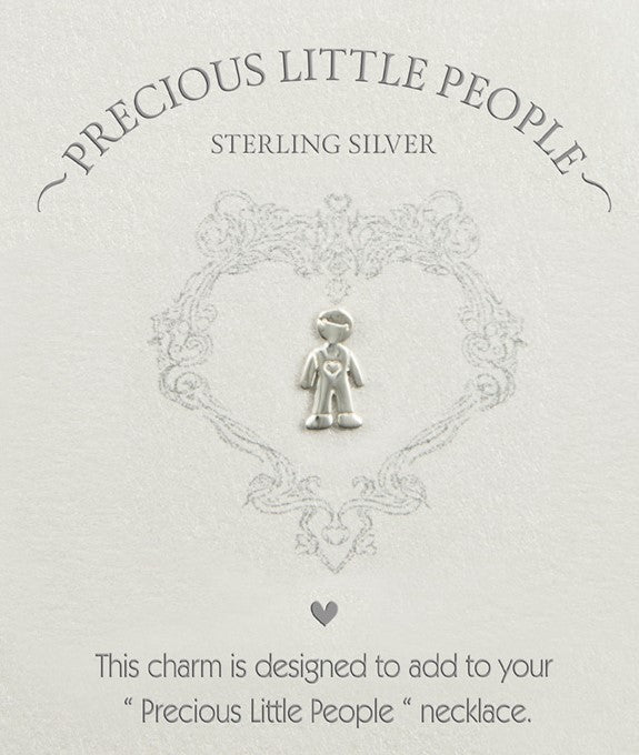 Precious Little People Boy Charm