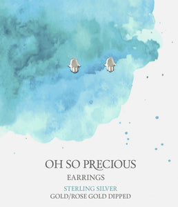 Oh So Precious Chamsa Earrings