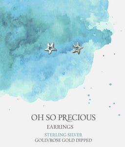 Oh So Precious Starfish Earrings