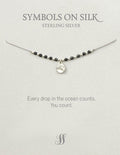 Drop in the ocean - Necklace Silk