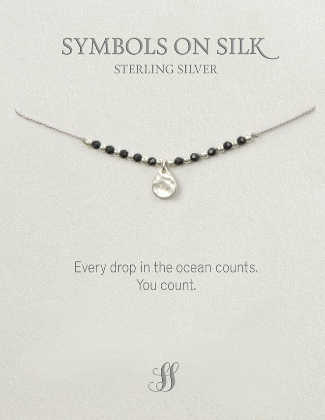 Drop in the ocean - Necklace Silk