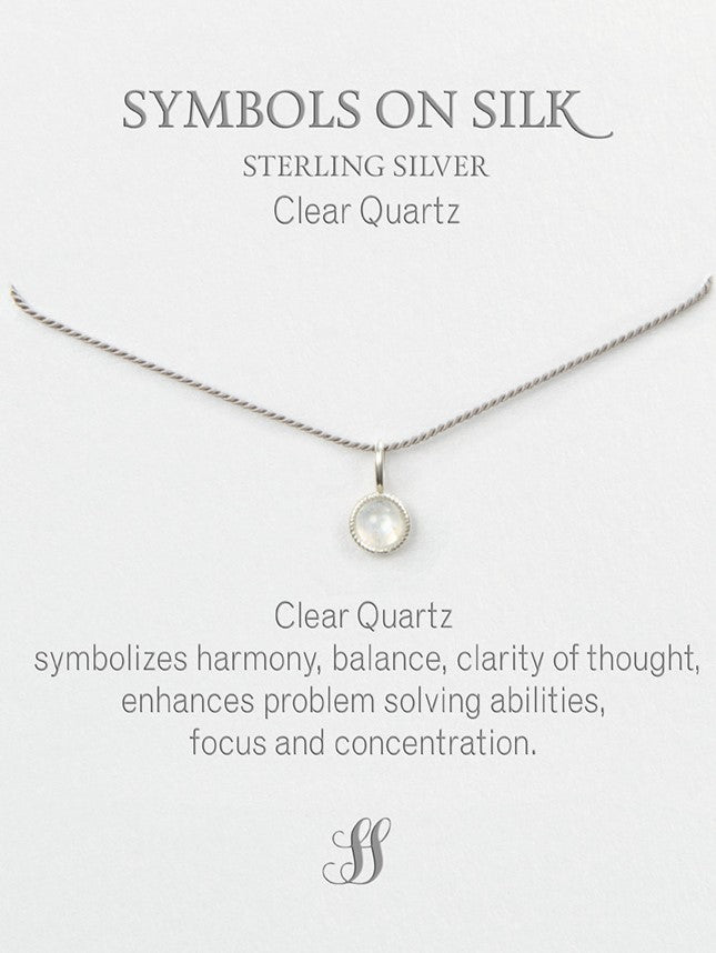 Semi-Precious Cabochon Set Stone - Necklace